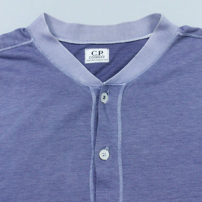 S/S 1986 Ideas From Massimo Osti C.P. COMPANY Long Sleeve Henley T-shirt