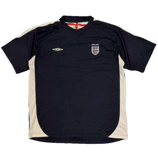 Umbro 2005/07 England Training Shirt In Navy (L) | Large, Navy