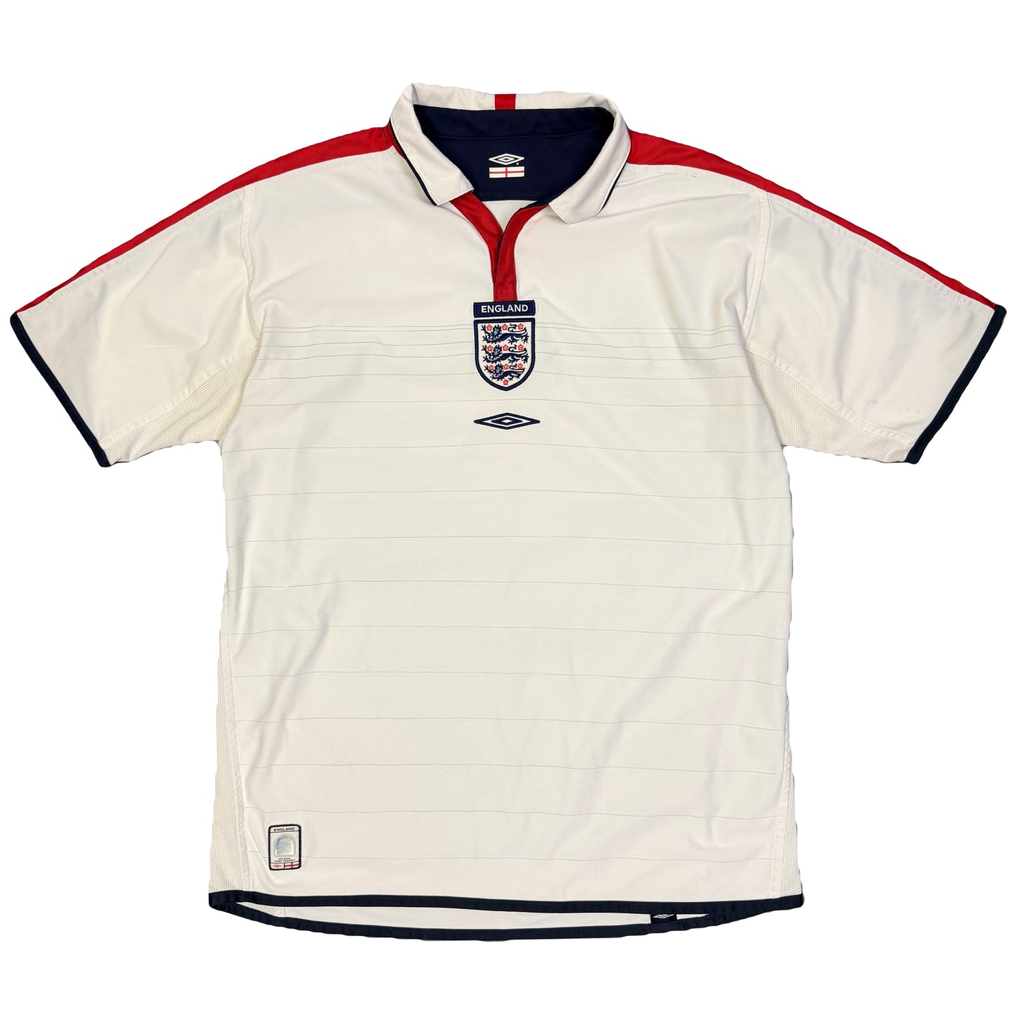 Umbro 2003/05 England Shirt In White (L) | Large, White