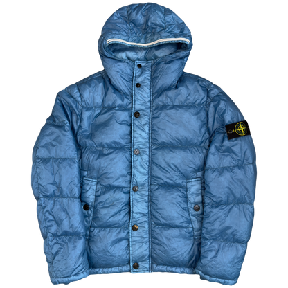 Stone Island AW/13 Garment Dyed Puffer Jacket In Blue (L) | Blue, Blue