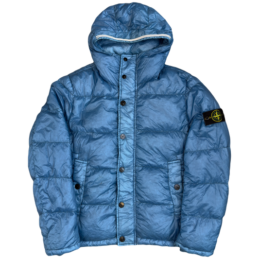 Stone Island AW/13 Garment Dyed Puffer Jacket In Blue (L) | Blue, Blue
