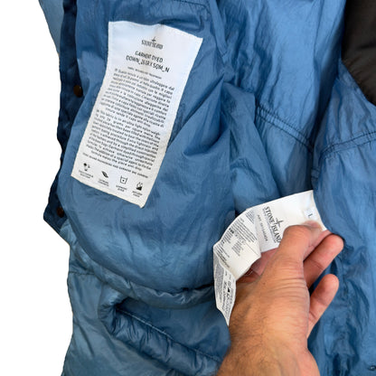 Stone Island AW/13 Garment Dyed Puffer Jacket In Blue (L) | Blue, Blue