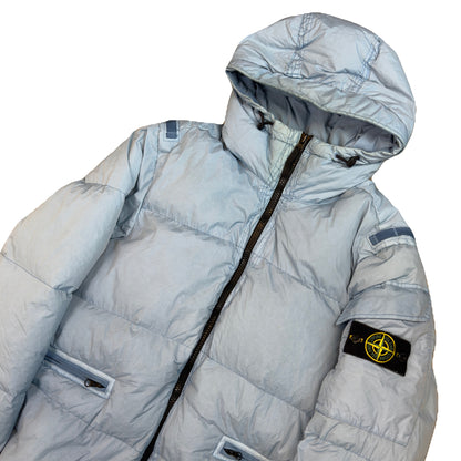 Stone Island AW/22 Crinkle Reps Puffer Jacket In Blue (L) | Blue, Blue