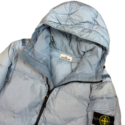 Stone Island AW/22 Crinkle Reps Puffer Jacket In Blue (L) | Blue, Blue