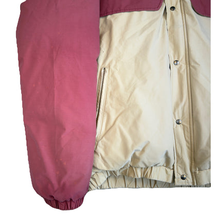 Moncler X ASICS Puffer Jacket In Red & Beige (S) | Moncler, Beige