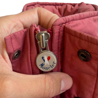 Moncler X ASICS Puffer Jacket In Red & Beige (S) | Moncler, Beige