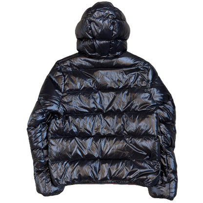 Duvetica Reversible Puffer Jacket In Plaid & Black (M) | Duvetica, Black
