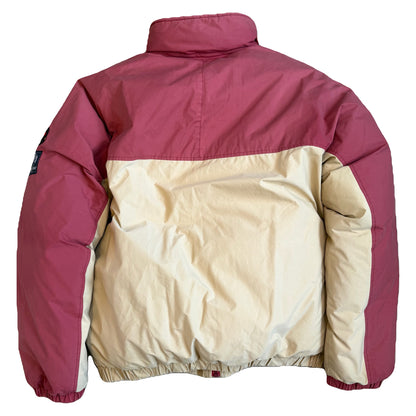 Moncler X ASICS Puffer Jacket In Red & Beige (S) | Moncler, Beige