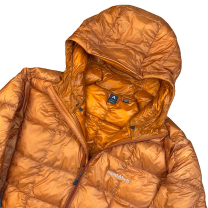 Montbell Superior Down Parka Puffer Jacket In Orange (L) | Medium, Orange