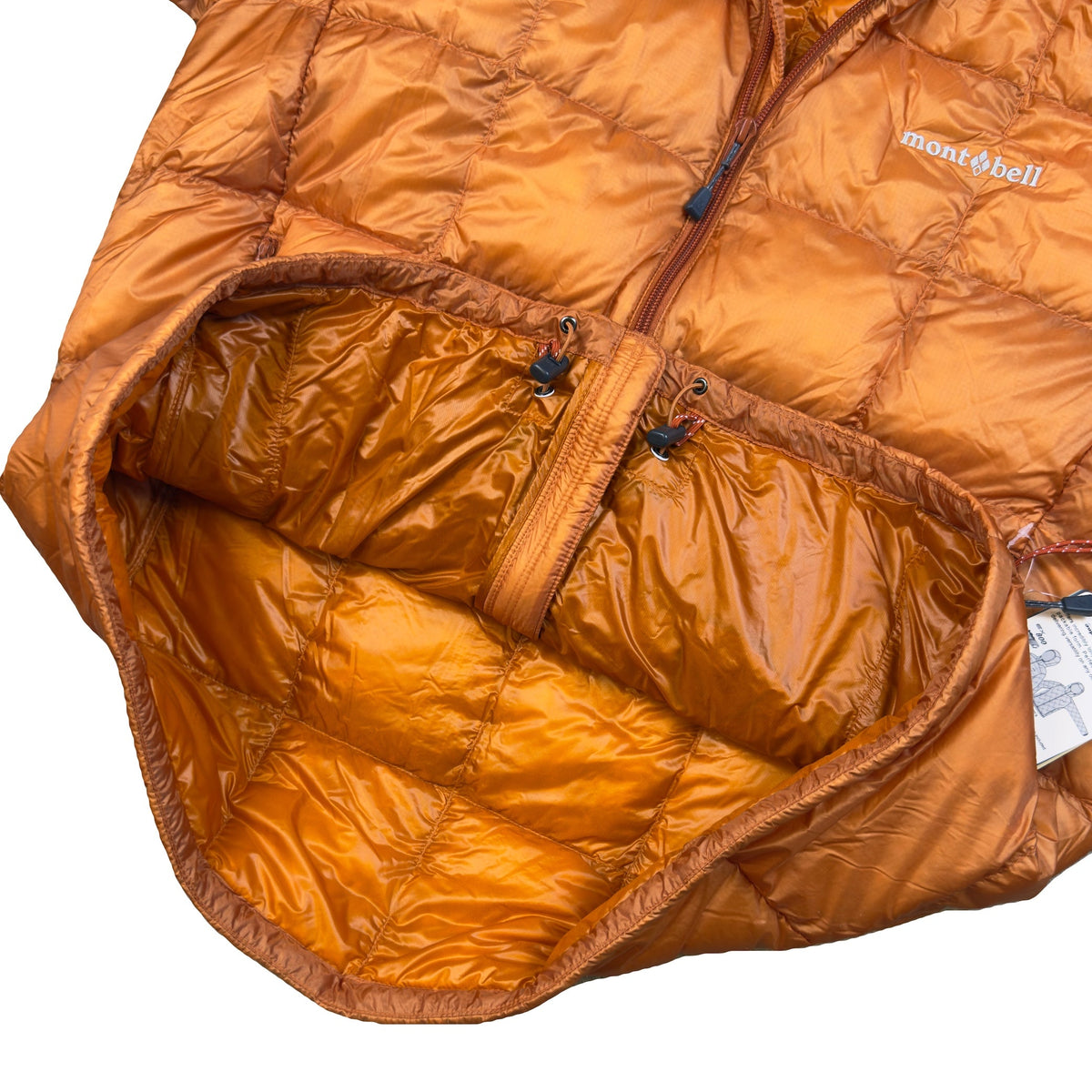 Montbell Superior Down Parka Puffer Jacket In Orange (S) | Small, Orange