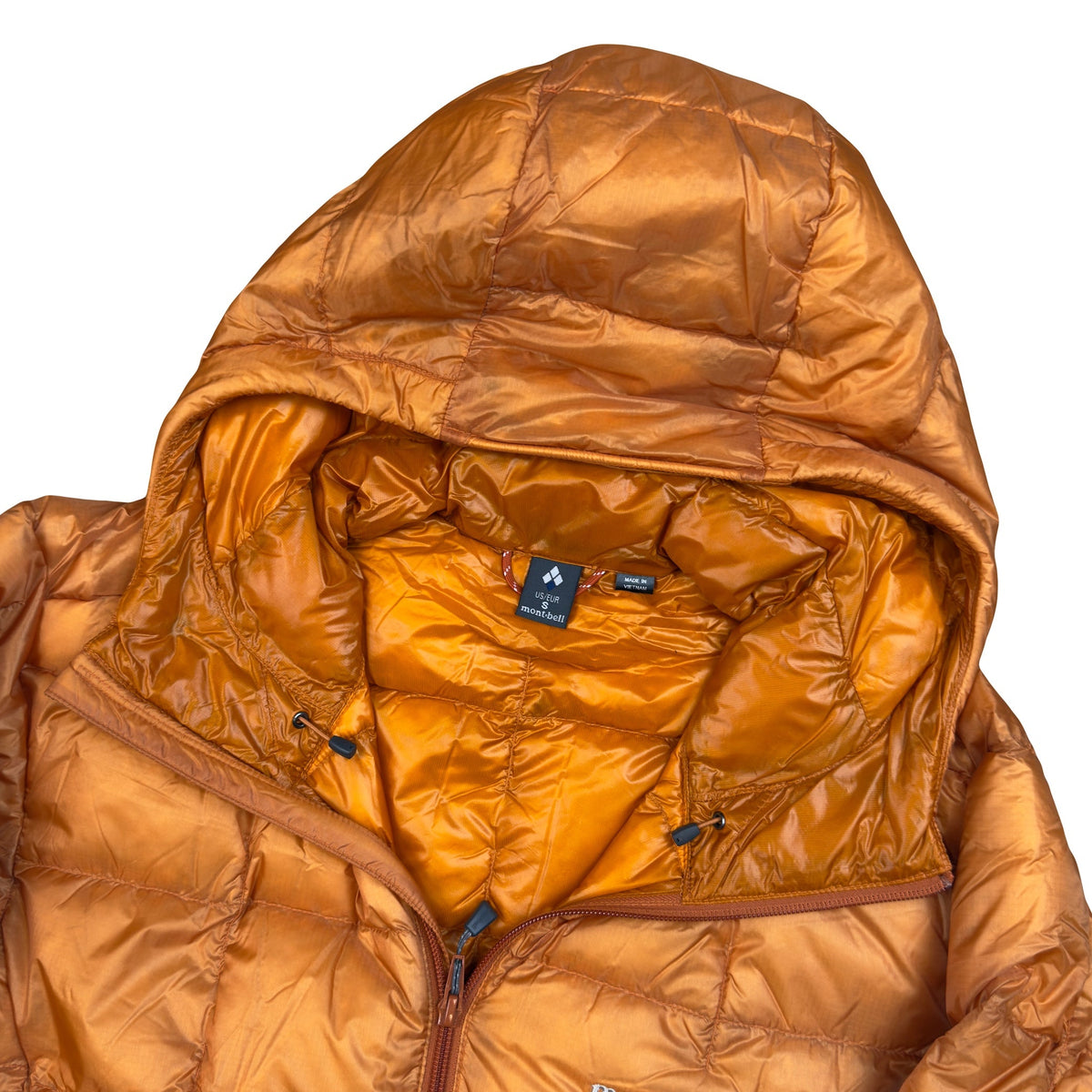 Montbell Superior Down Parka Puffer Jacket In Orange (S) | Small, Orange