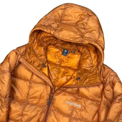 Montbell Superior Down Parka Puffer Jacket In Orange (M) | Medium, Orange