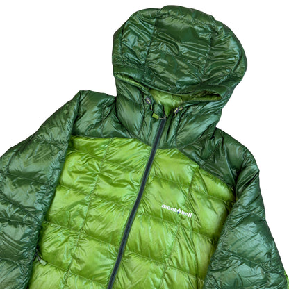 Montbell Superior Down Parka Puffer Jacket In Green (L) | Large, Green