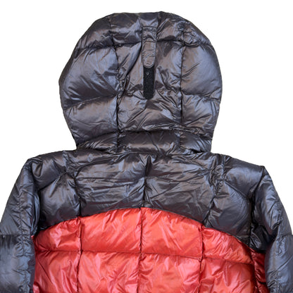 Montbell Superior Down Parka Puffer Jacket In Red & Black (M) | Medium, Black