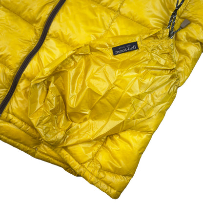 Montbell Superior Down Parka Puffer Jacket In Yellow & Brown (M) | Medium, Brown