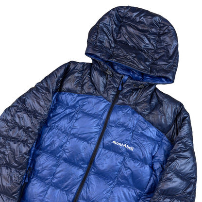 Montbell Superior Down Parka Puffer Jacket In Blue (S) | Small, Blue