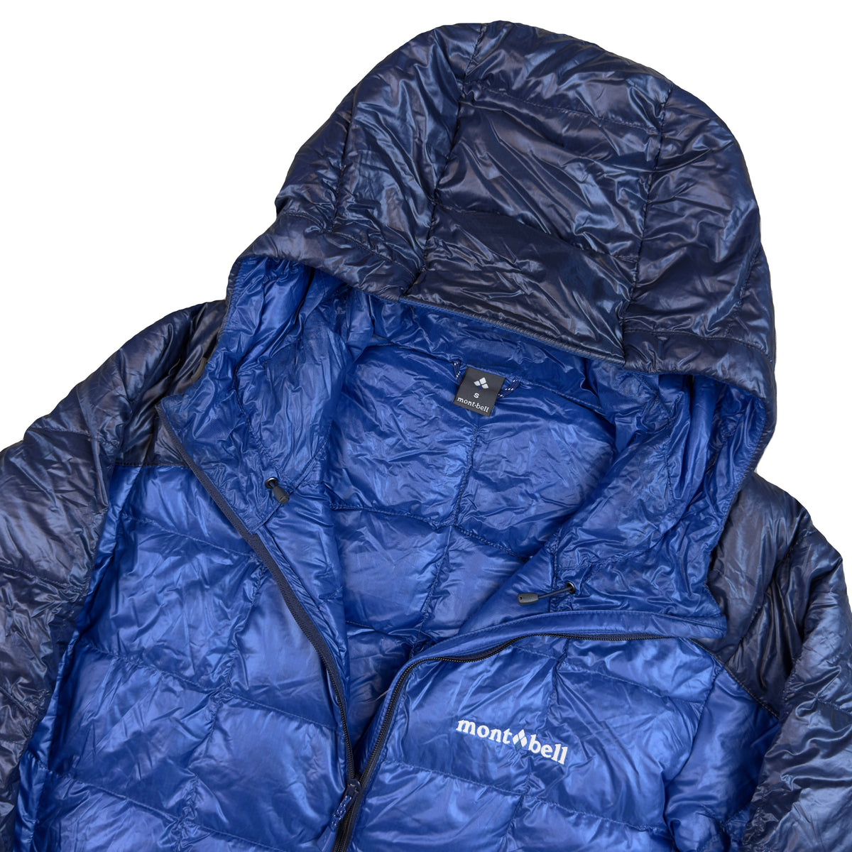 Montbell Superior Down Parka Puffer Jacket In Blue (S) | Small, Blue