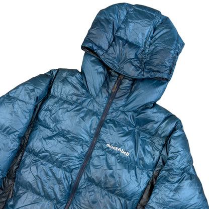 Montbell Alpine Down Parka Puffer Jacket In Blue (L) | Large, Blue