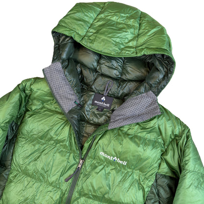 Montbell Alpine Down Parka Puffer Jacket In Green (L) | Large, Green