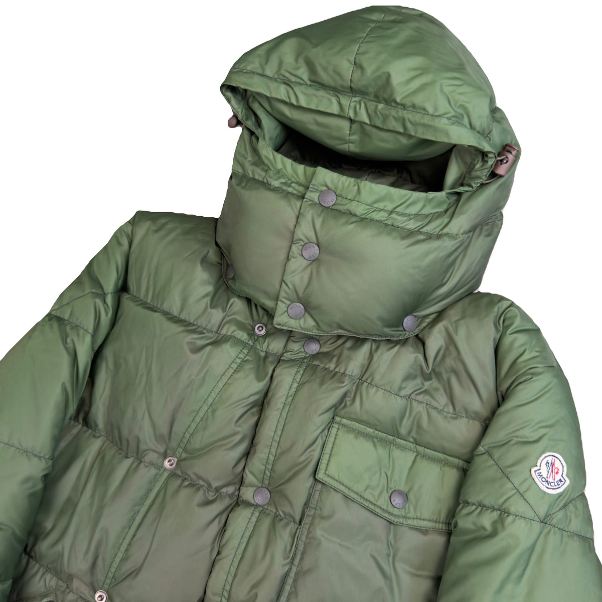 Moncler Puffer Jacket In Green (M) | Moncler, Green