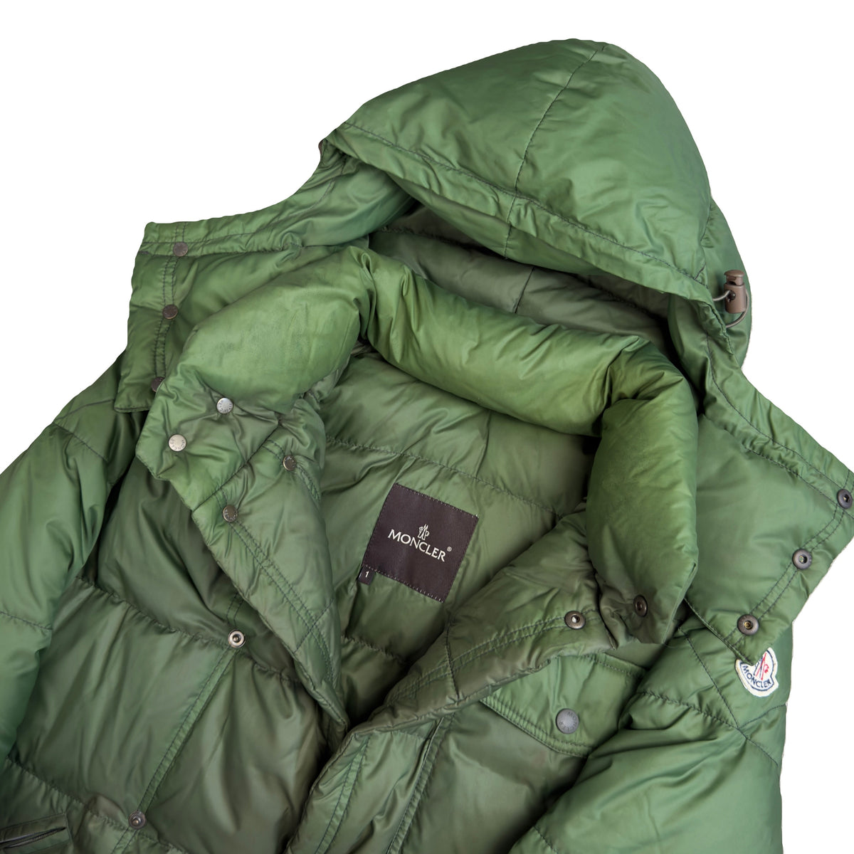Moncler Puffer Jacket In Green (M) | Moncler, Green