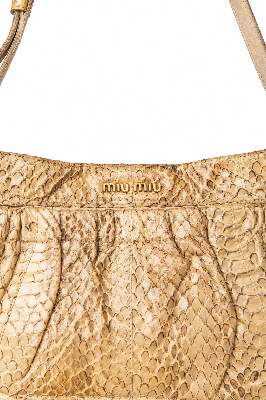 Miu Miu Python Shoulder Bag | O/S, Red