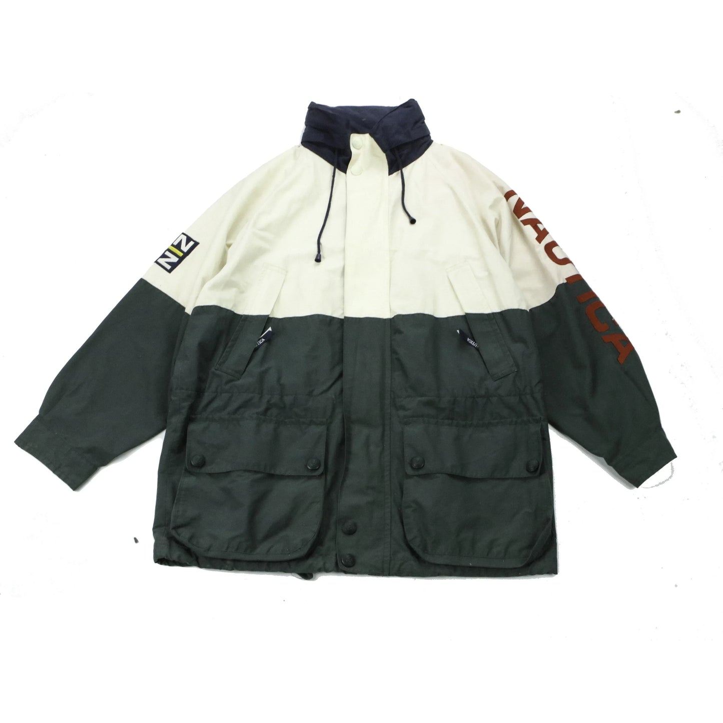 NAUTICA NKZ HOODED SAILING JACKET  (L)