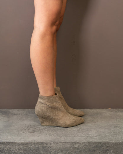 AF VANDEVORST F/W 2011 PONY HAIR WEDGES (EU 38)