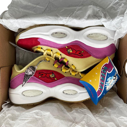 BBC Icecream Iverson x Reebok Question Lows - UK 7.5 / US 8.5 | UK 7.5, Multicoloured