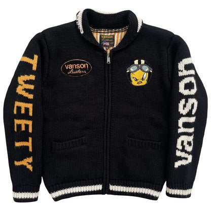 Vanson Leathers Tweety Cowichan Jacket - L | Large, Black