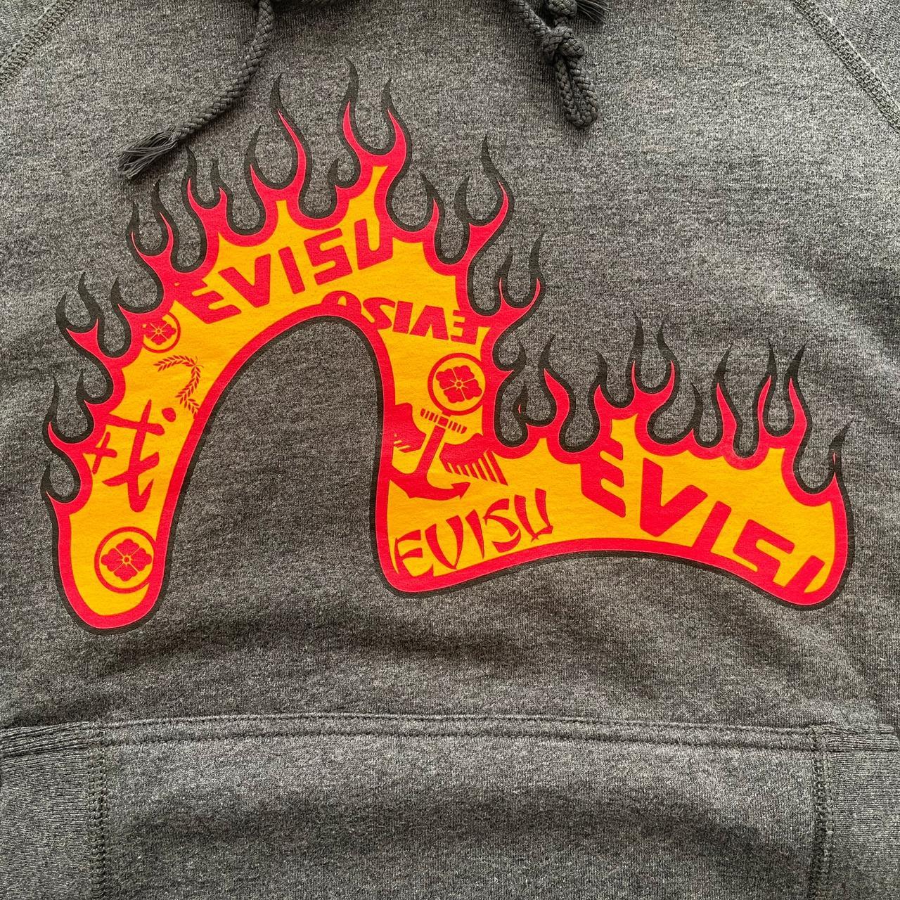 Evisu Flame Hoodie - L