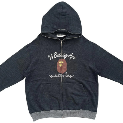 Bape Full Zip Hoodie - XL
