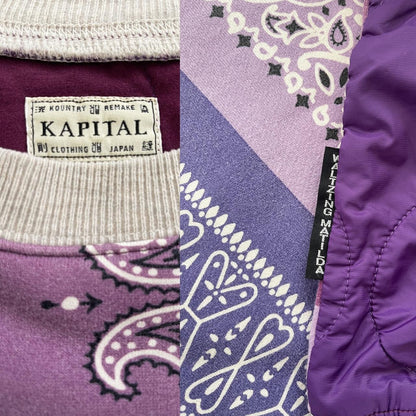 Kapital Bandana Print Sweatshirt - L