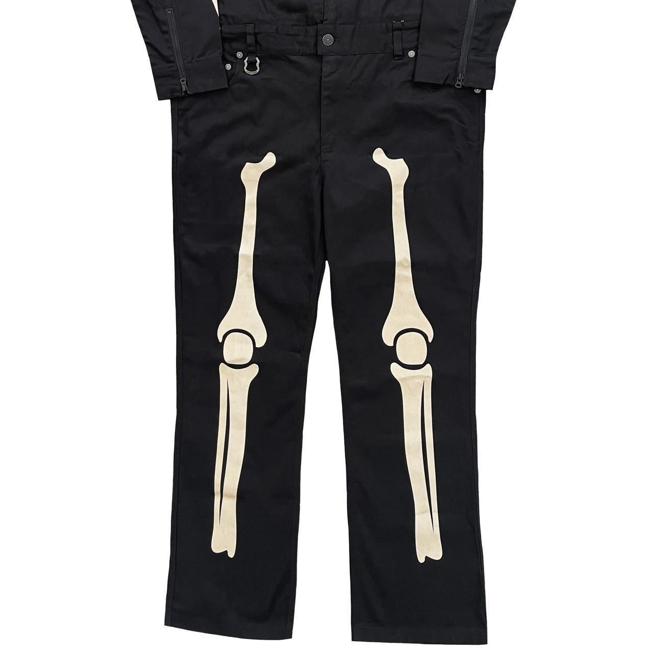 Vanson Leathers Skeleton Overalls - M