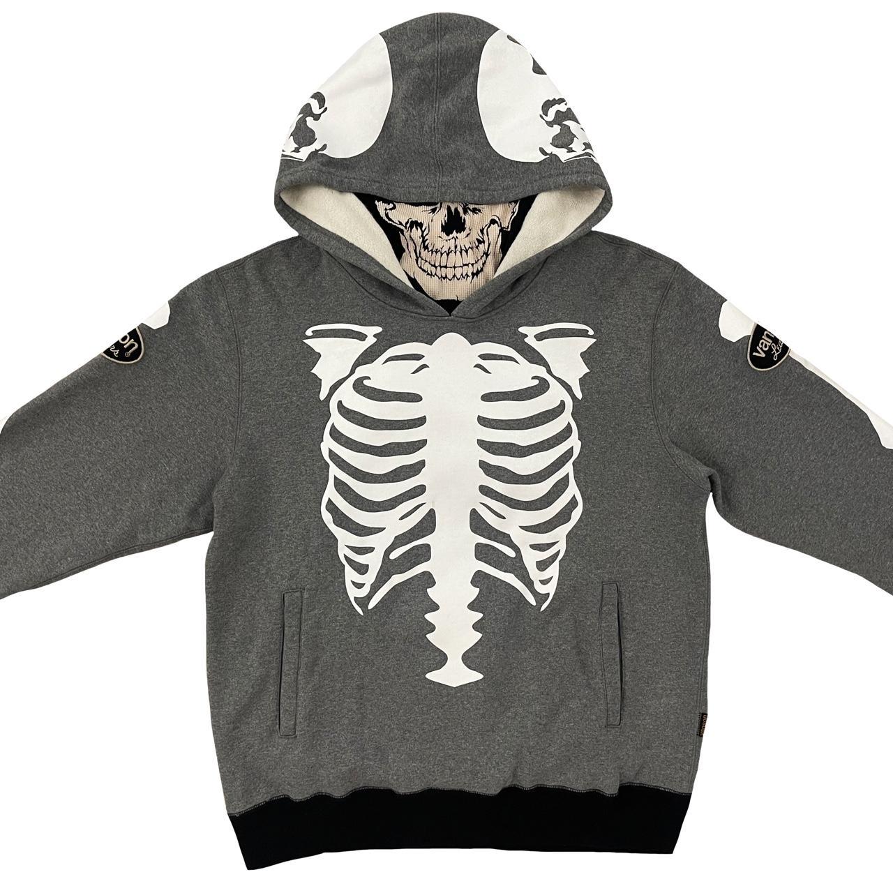 Vanson Leathers Skeleton Hoodie - XL