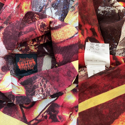 Jean Paul Gaultier Mesh Long Sleeve Top