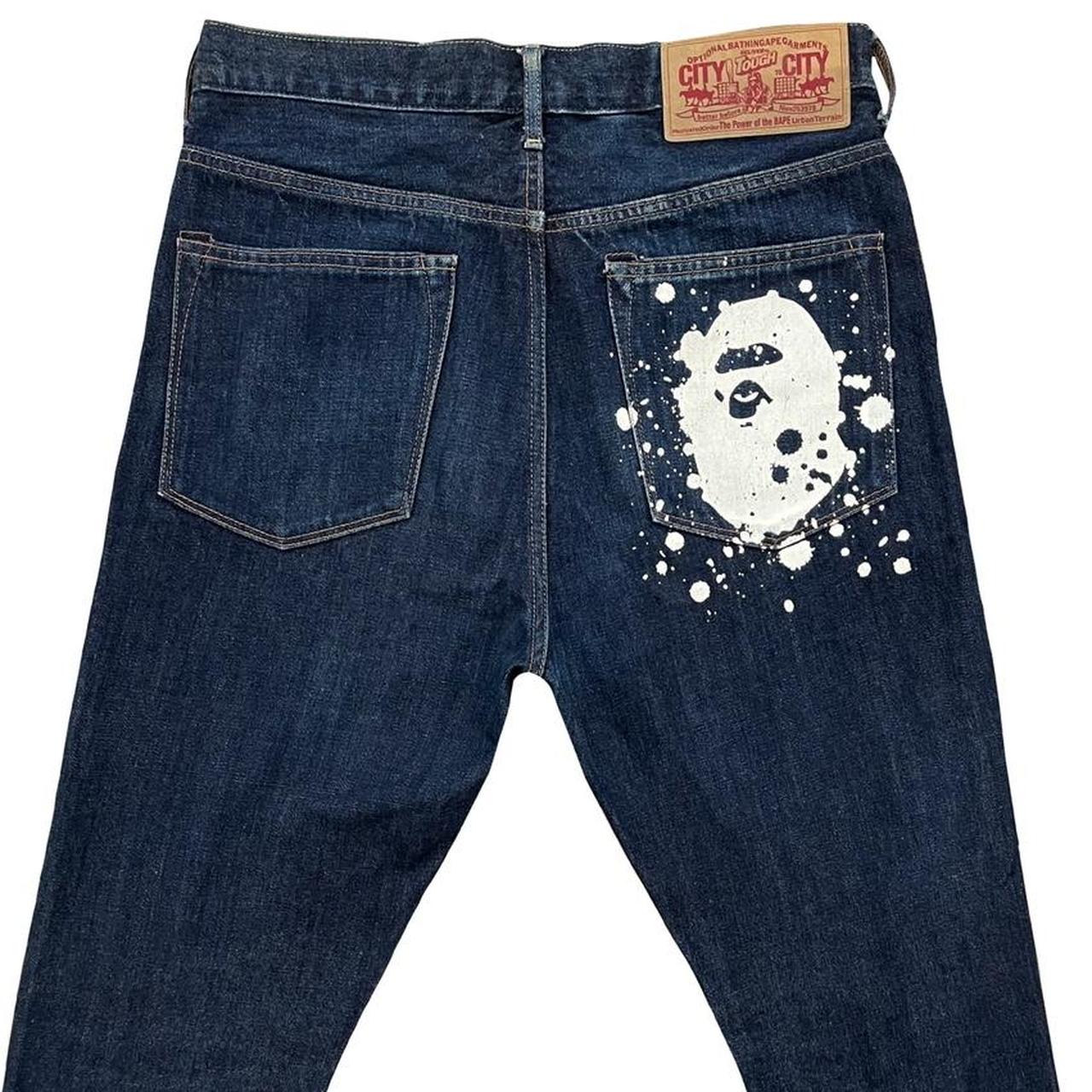 Bape Paint Splash Jeans