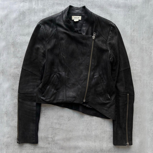 HELMUT LANG LEATHER JACKET | O/S, Black