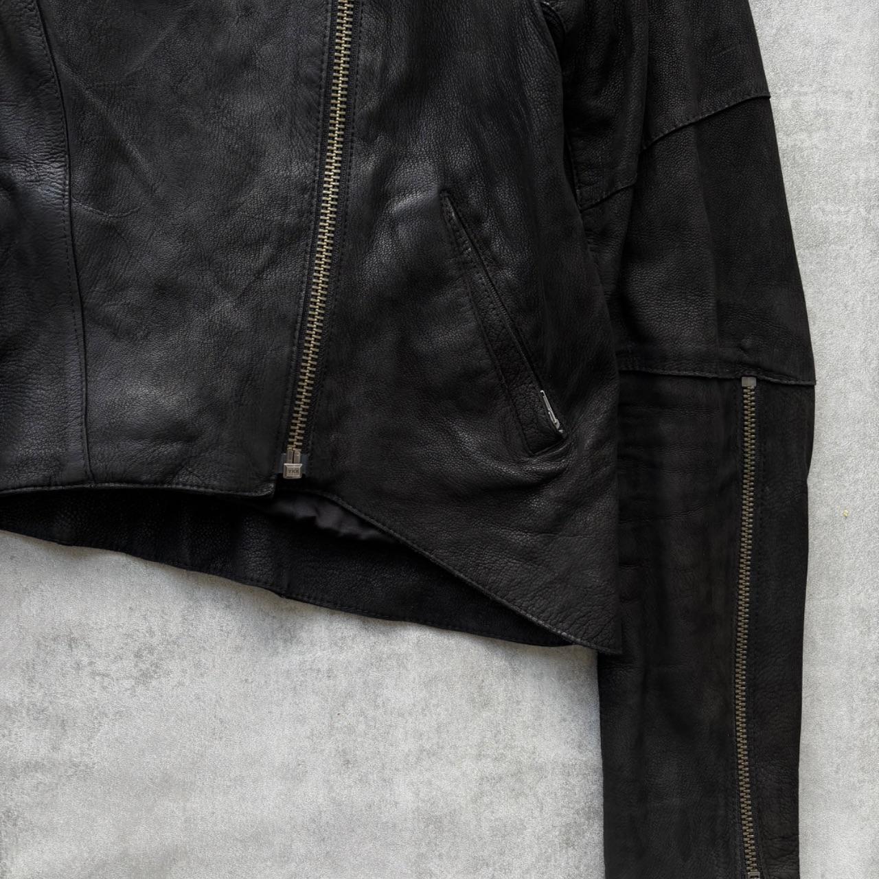 HELMUT LANG LEATHER JACKET | O/S, Black
