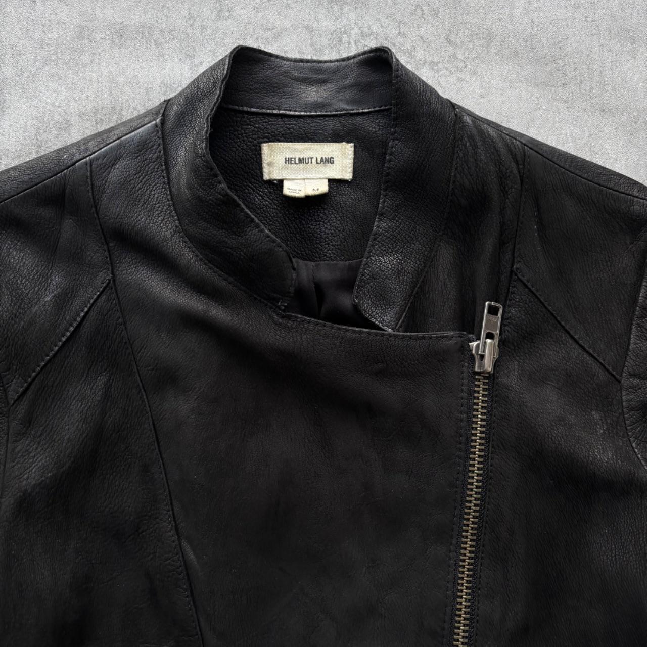 HELMUT LANG LEATHER JACKET | O/S, Black