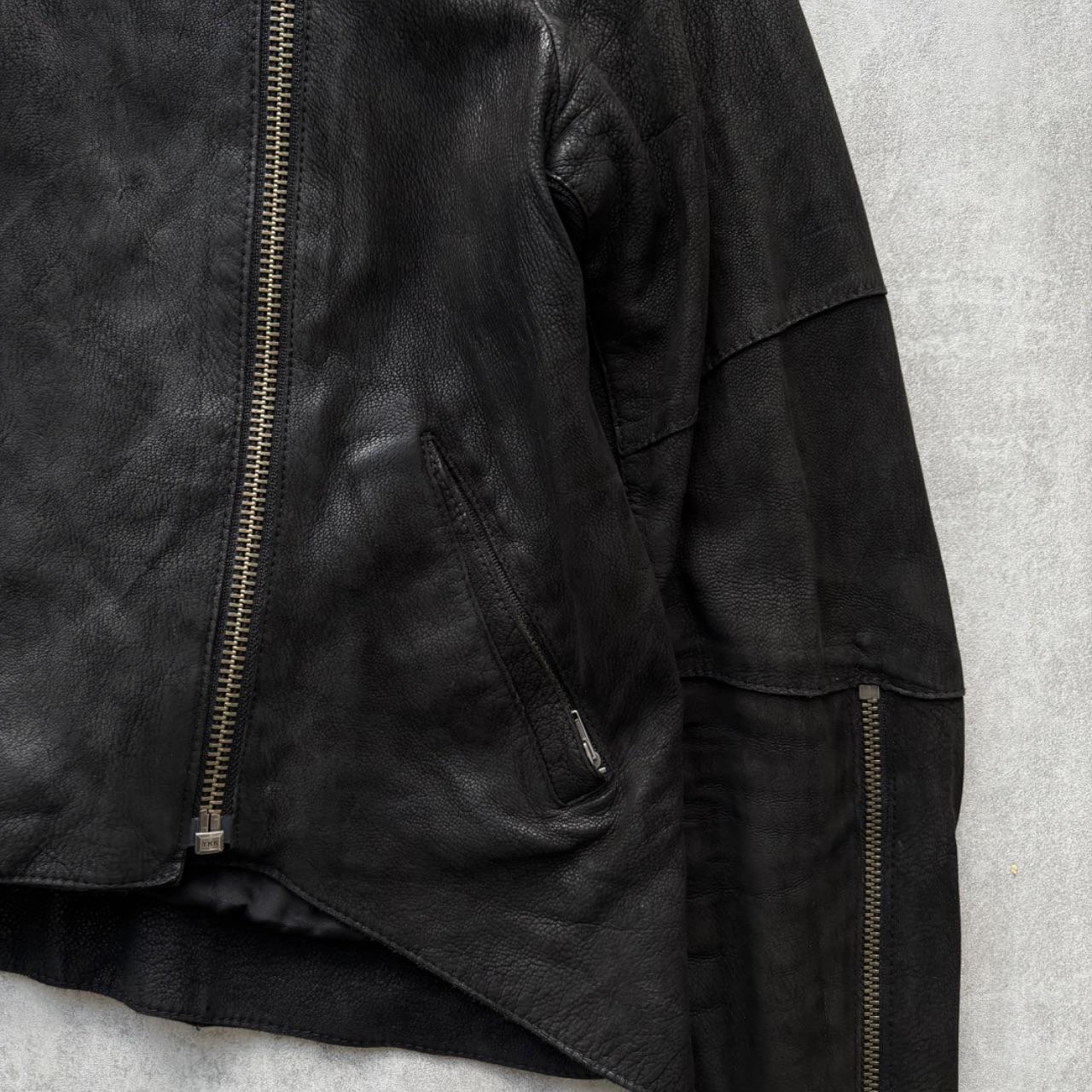 HELMUT LANG LEATHER JACKET | O/S, Black