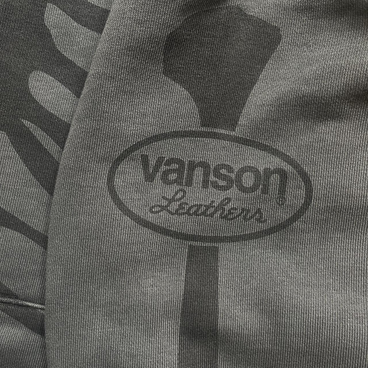 Vanson Leathers Distressed Skeleton Hoodie - XL