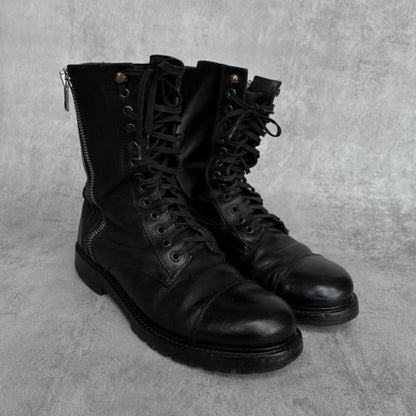 DIESEL COMBAT BOOTS | O/S, Black