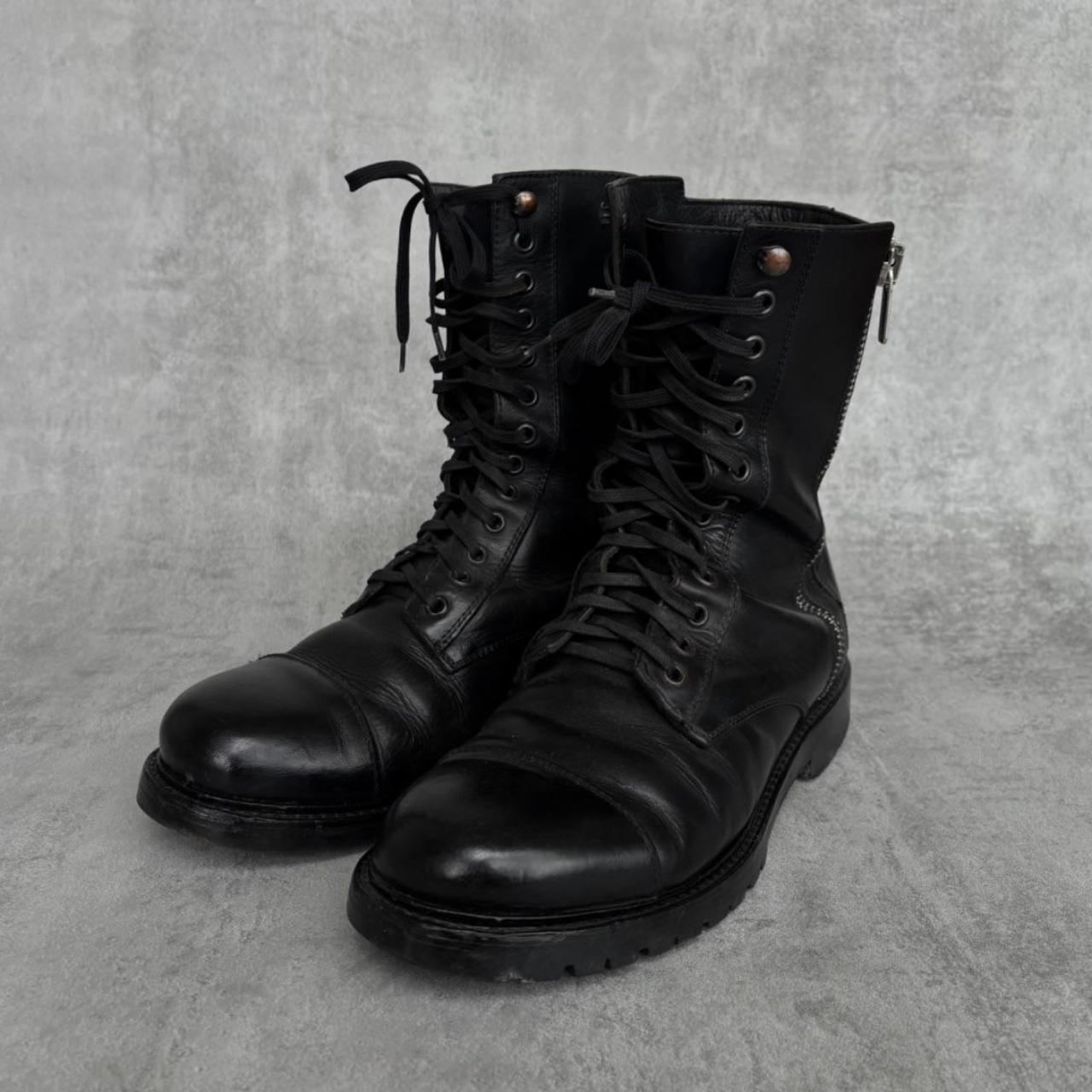 DIESEL COMBAT BOOTS | O/S, Black