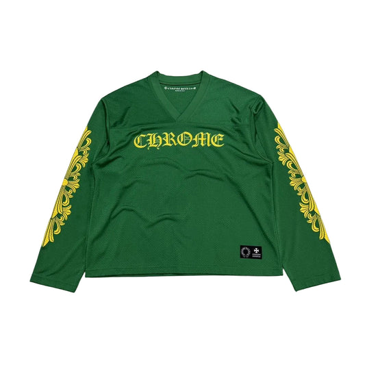 Chrome Hearts Mesh Warm Up Jersey Green | Medium, Green