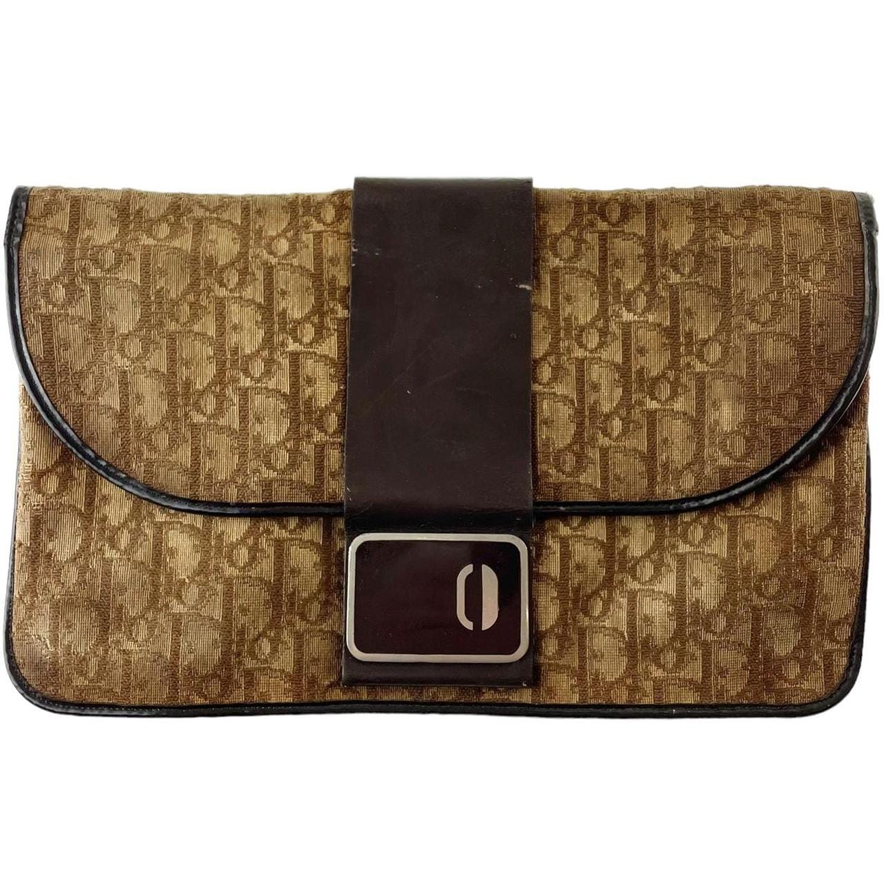 Vintage Dior monogram shoulder bag