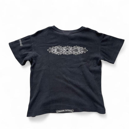 Chrome Hearts Floral Crop Vintage T-shirt | Medium, Black