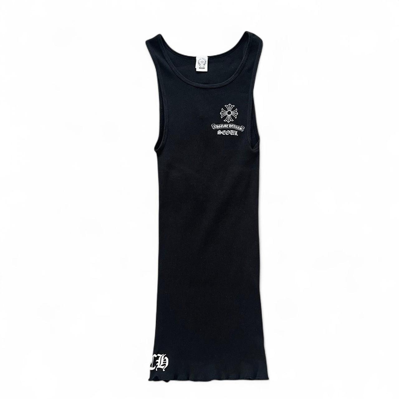 Chrome Hearts Seoul Exclusive Classic Rib Vintage Tank Top | Medium, Tan