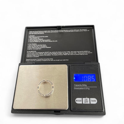 Chrome Hearts Forever Spacer Ring | O/S, Silver