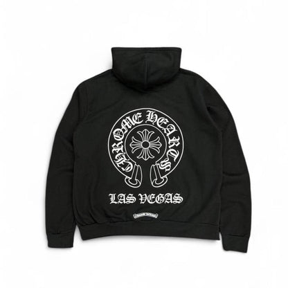 Chrome Hearts Las Vegas Exclusive Horseshoe Hoodie Black | XXL, Black